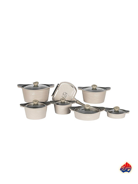 سرویس پخت و پز 14 پارچه راکلند (طرح کره ای)