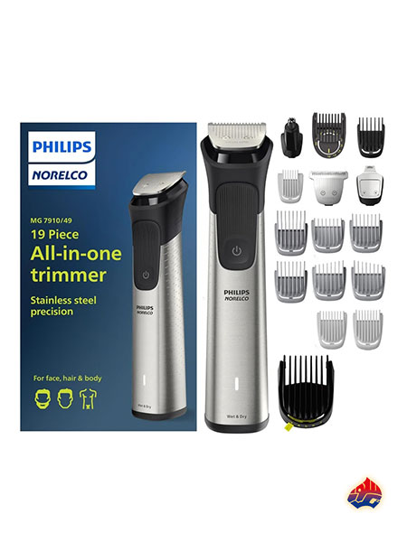 ست ماشین اصلاح موی صورت و بدن فیلیپس مدل MG7910
