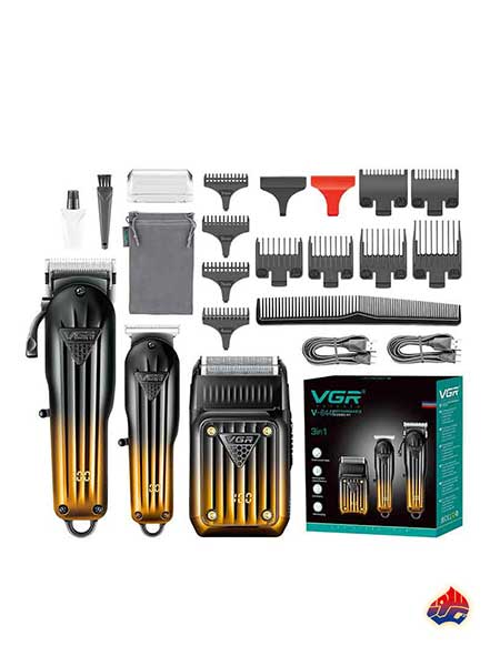 ماشین اصلاح سر و صورت سه قلو وی جی ار مدل V-644