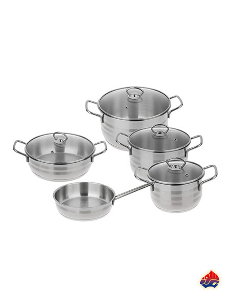 سرویس پخت و پز 9 پارچه دستی لوکس