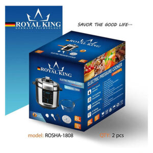 زودپز برقی رویال کینگ مدل ROSHA-1808