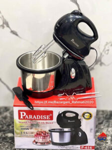 قیمت همزن برقی کاسه دار پارادایس کد P616