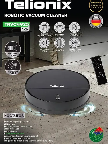 جارو رباتیک تلیونیکس مدل TRVC4925