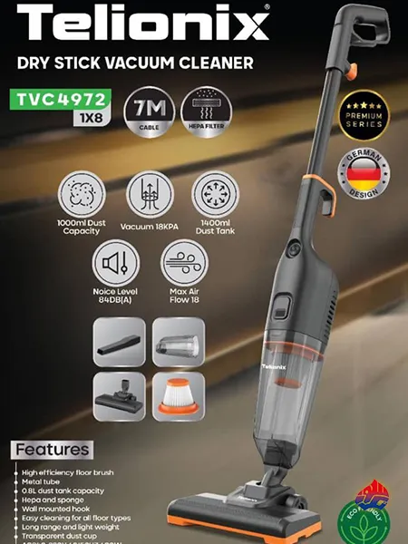 جاروبرقی عصایی تلیونیکس مدل TVC4972